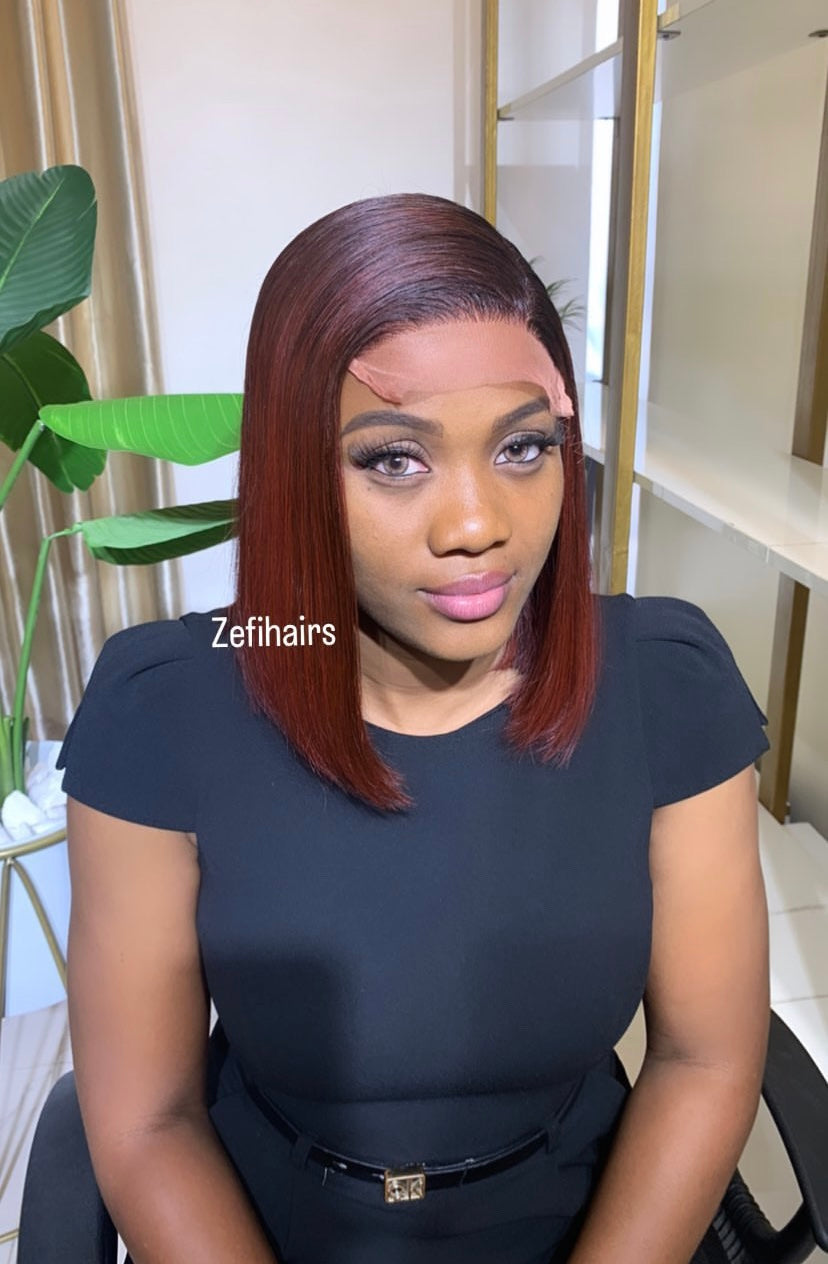 Mini Frontal Glueless Bob Wig